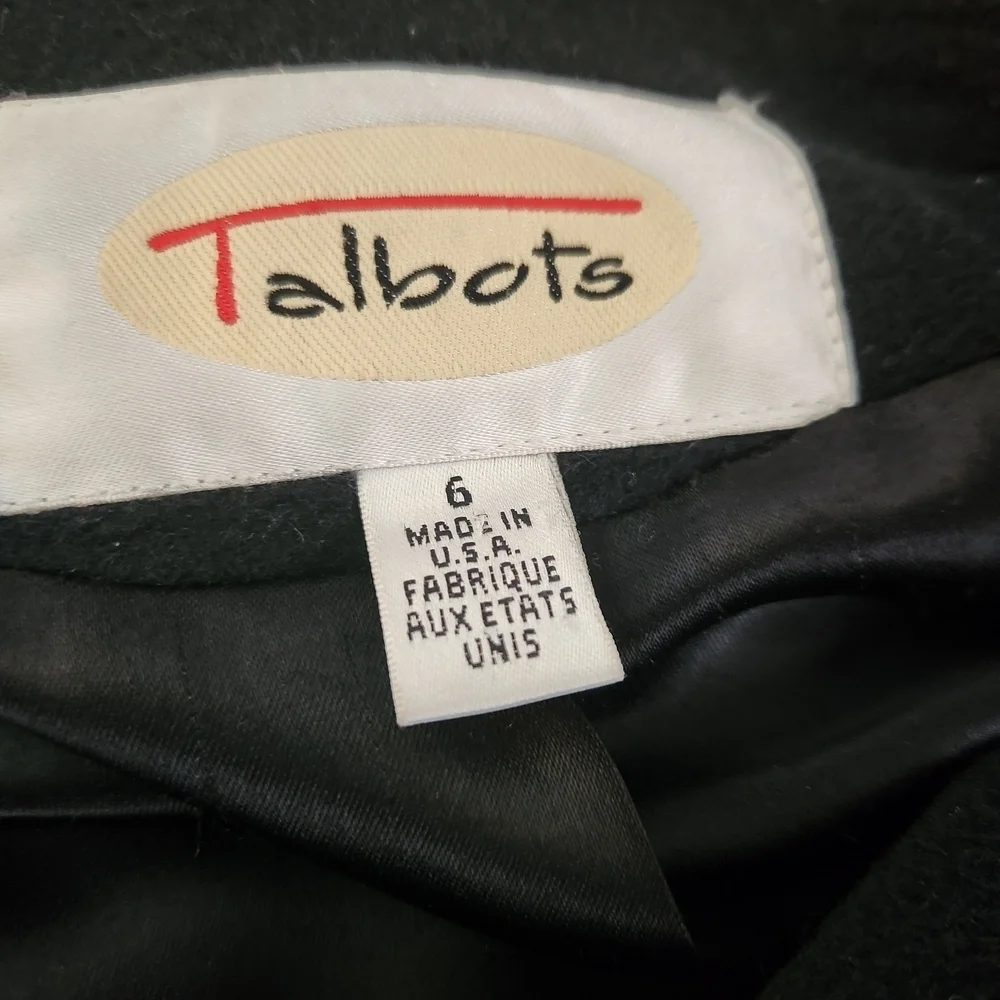 Talbots Black Long Sleeve Dress - Picture 8 of 9